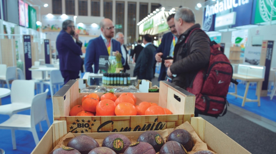 Fruit Logistica acogió las últimas tendencias del sector hortofrutícola y reunió a distribuidores y operadores con el sector logístico. Foto J.C.P