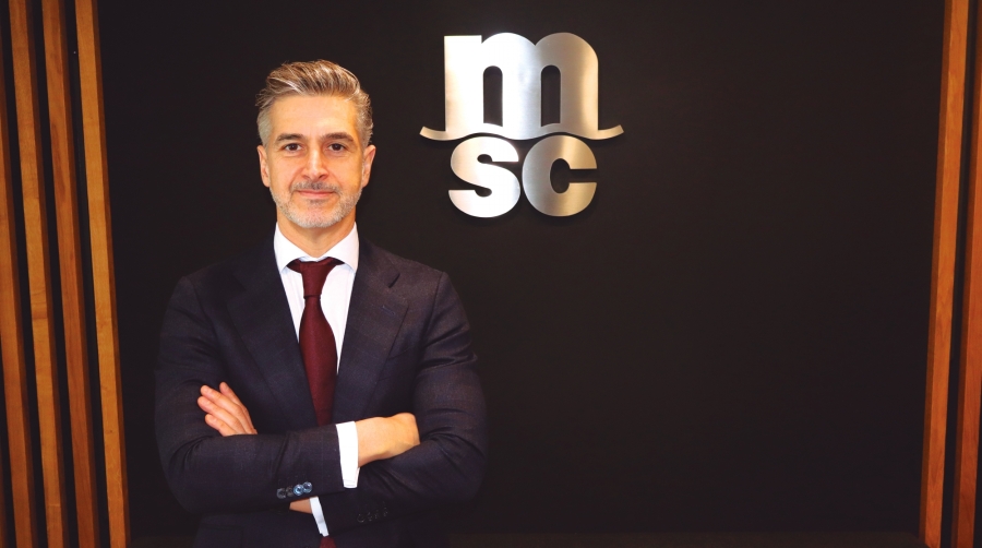 Sergio Ruigómez, director de MSC en Bilbao y Gijón, en las oficinas de Bilbao.