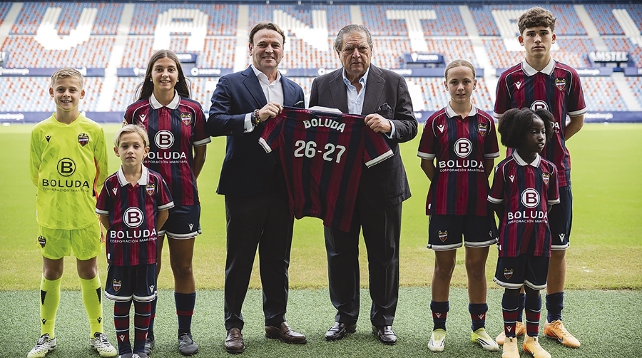 Boluda Corporación Marítima patrocinará la cantera del Levante UD