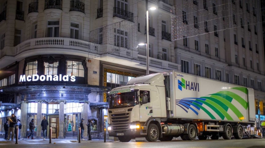 HAVI incorpora catorce veh&iacute;culos a gas de Scania para la log&iacute;stica de McDonald&rsquo;s