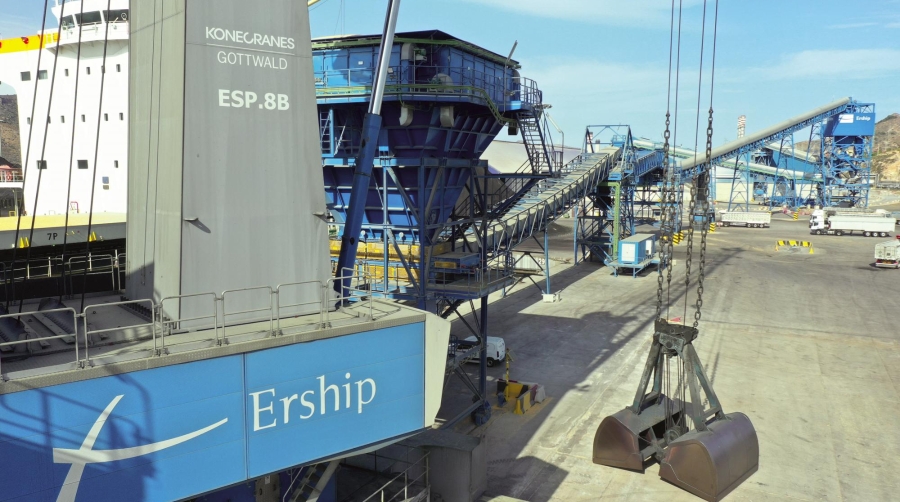 Ership refuerza su presencia en Cartagena con una nueva terminal de graneles de 21.000 m2