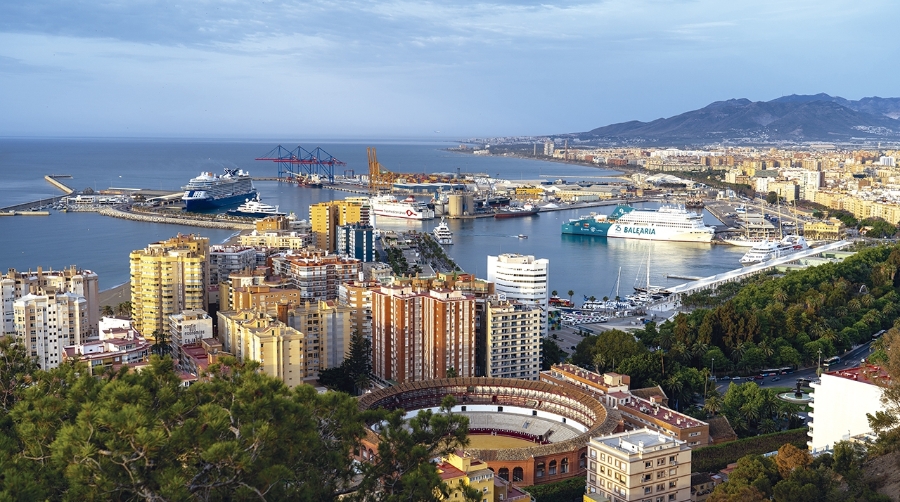 Puerto de Málaga.