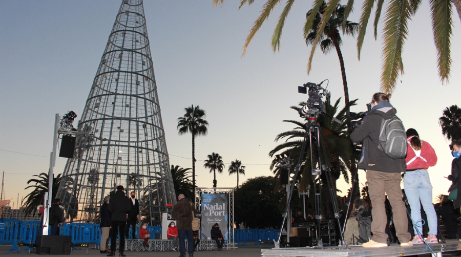 Ya es navidad en el Port de Barcelona