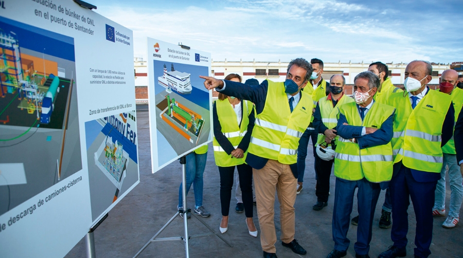 Santander avanza en su transformaci&oacute;n con las obras de la nueva estaci&oacute;n de carga de GNL