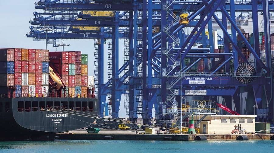 Los niveles de exportación desde el Puerto de Valencia hacia China siguen descendiendo.