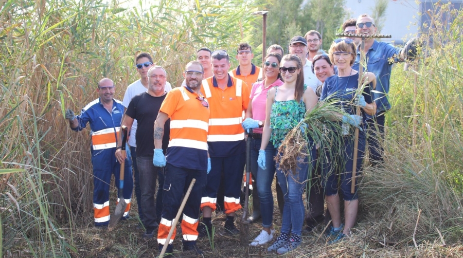 El equipo de BEST conoce el Espacio Natural del Delta del Llobregat durante el Go Green