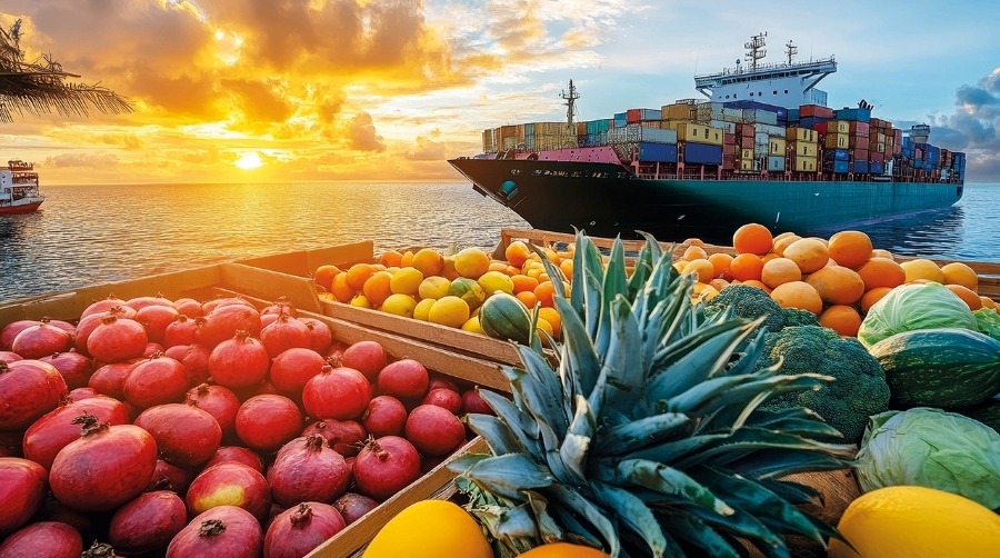 El tráfico de productos frescos por los puertos españoles sobrepasó los 10,26 millones de toneladas en 2025.