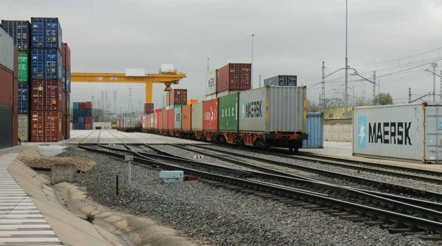 Conte-Raíl, propiedad de CSP Spain, gestionó en el Puerto Seco de Coslada en 2021 un total de 83.522 UTIs. Foto M.J.