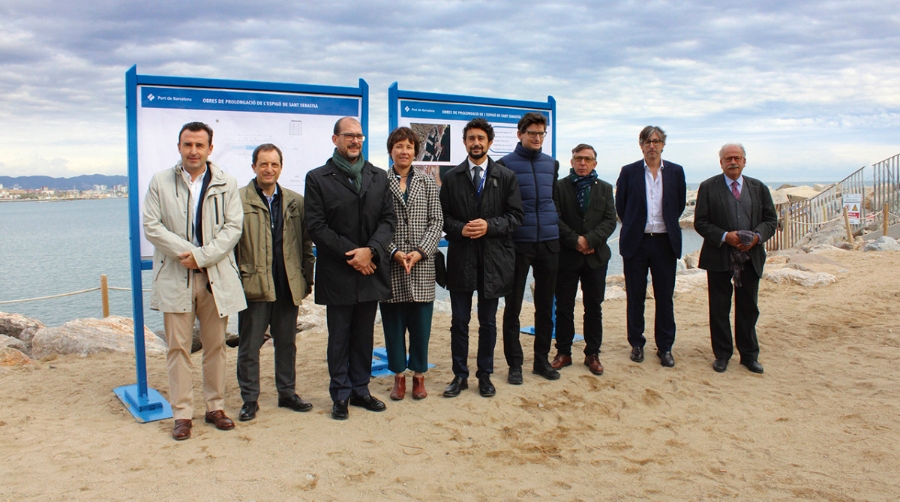 Port de Barcelona inicia las obras de prolongaci&oacute;n del espig&oacute;n de Sant Sebasti&agrave;