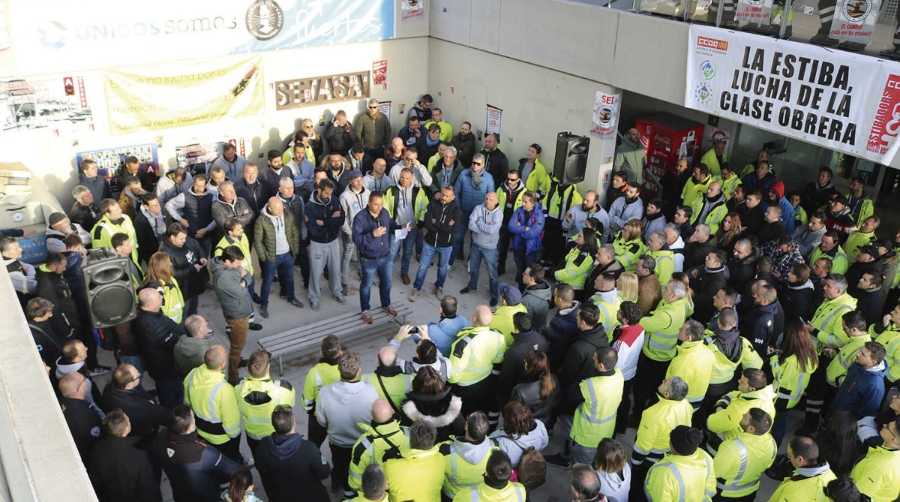 Coordinadora saca m&uacute;sculo en la recta final de las elecciones en el puerto de Valencia