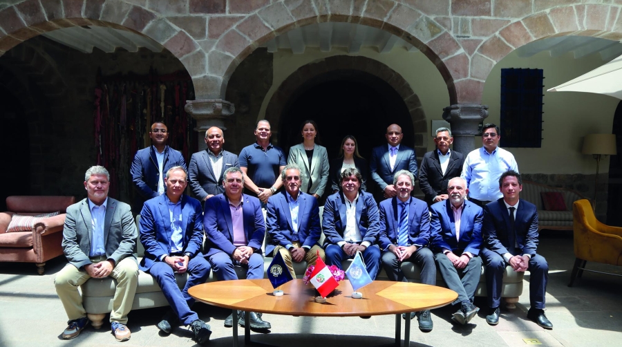 Participantes en los encuentro de trabajo mantenidos en la ciudad peruana de Cuzco.