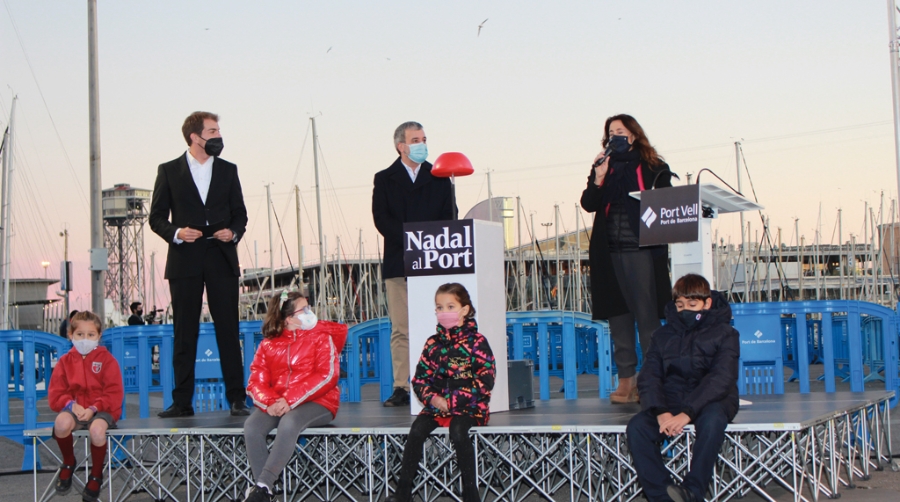 Ya es navidad en el Port de Barcelona