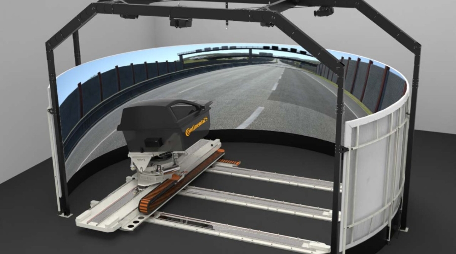 Continental probar&aacute; sus neum&aacute;ticos en un innovador simulador de conducci&oacute;n