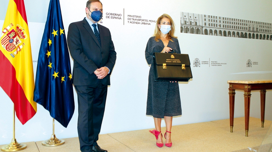 Raquel S&aacute;nchez calca a &Aacute;balos en su toma de posesi&oacute;n al dar toda la prioridad a Vivienda