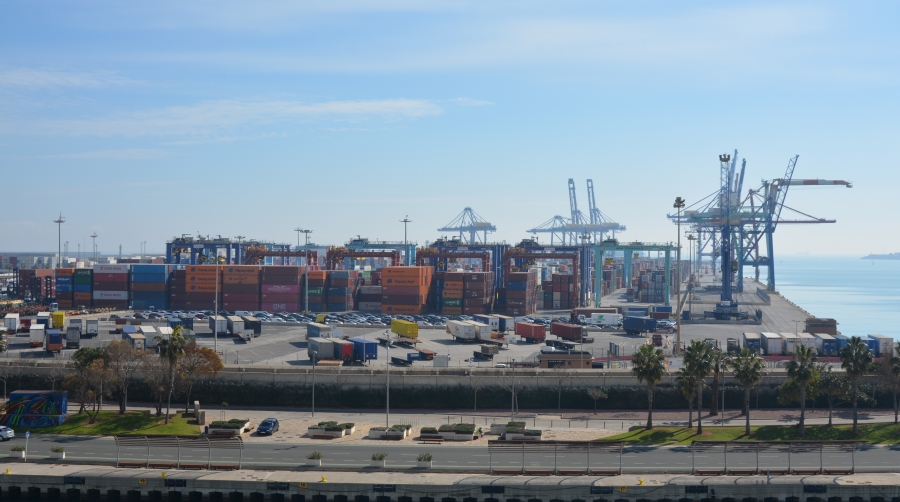 Accedente ocurrió en el Muelle del Levante del Puerto de Valencia.
