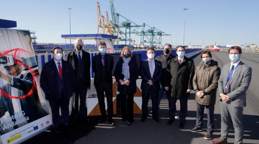 Puerto de Huelva impulsa un proyecto piloto de realidad virtual 5G