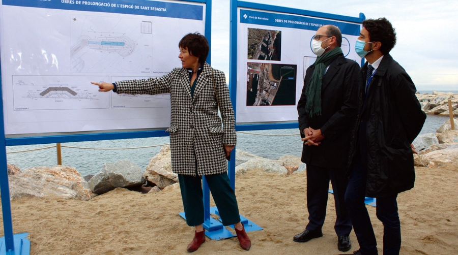 Port de Barcelona combate el cambio clim&aacute;tico con la ampliaci&oacute;n del espig&oacute;n de Sant Sebasti&agrave;