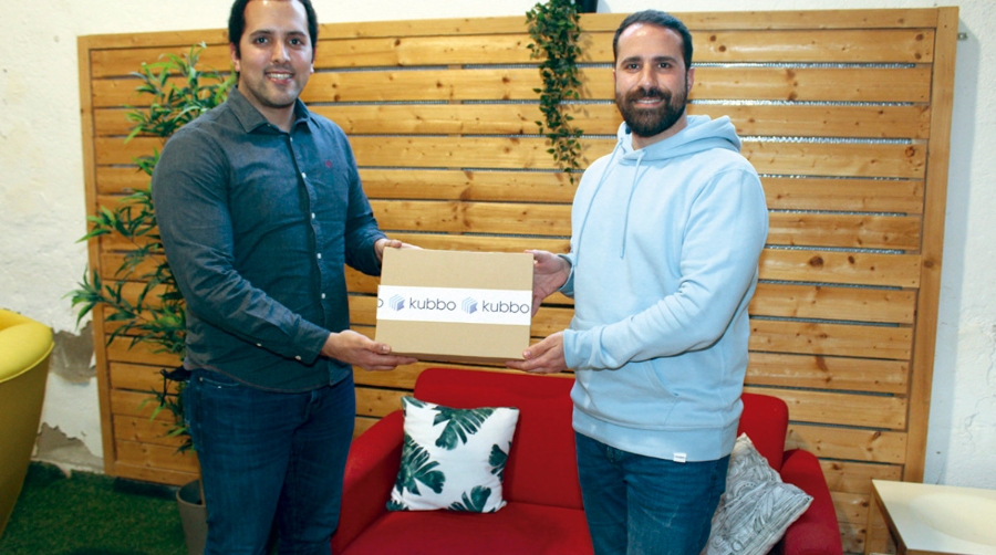 V&iacute;ctor Garc&iacute;a, COO de Kubbo; y Eric Daniel, CEO de Kubbo, ambos fundadores de la compa&ntilde;&iacute;a. Foto J.C.S.