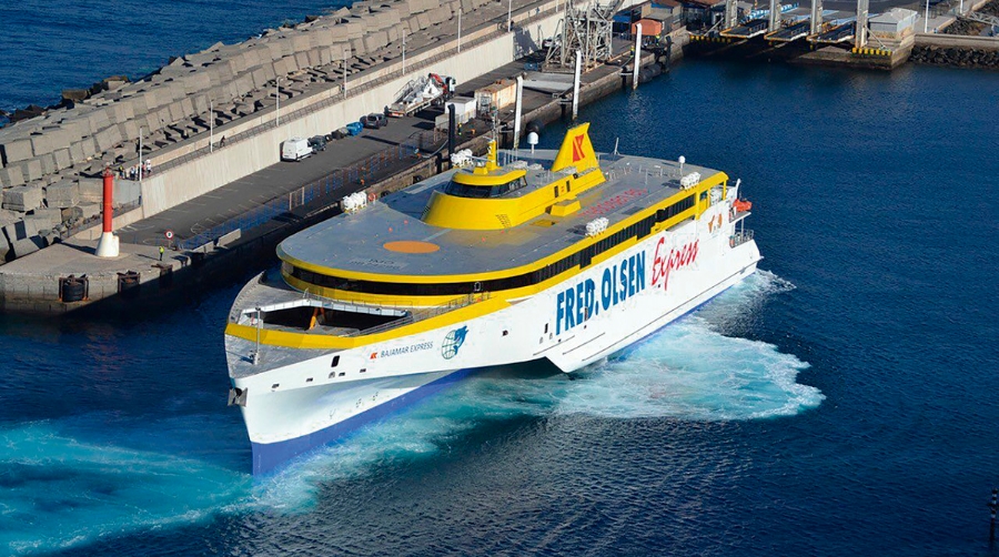 Fred Olsen Express restablece sus servicios desde el puerto de Agaete