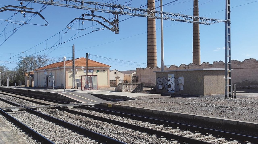 Estación de Épila (Zaragoza).