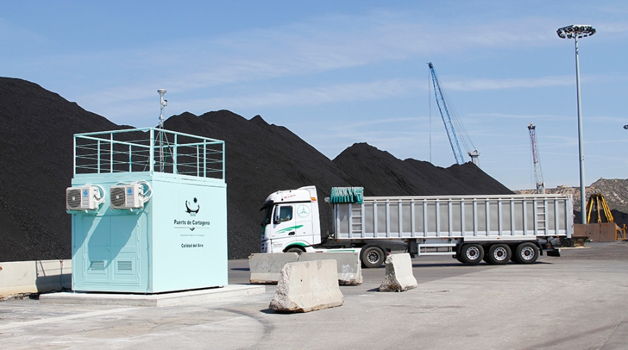El Puerto de Cartagena instala dos estaciones medidoras de contaminantes