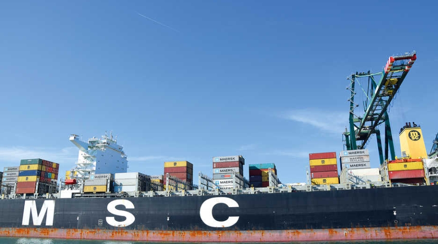 El Puerto de Valencia cuenta con una doble escala en el servicio MedUSEC y otra en el Med GULF. Foto FV.