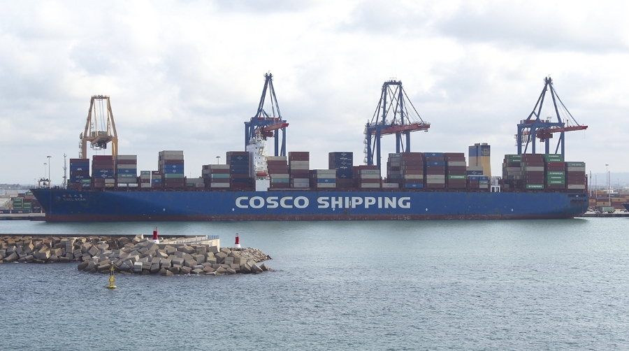 COSCO Shipping incrementa la conectividad del Puerto de Valencia.