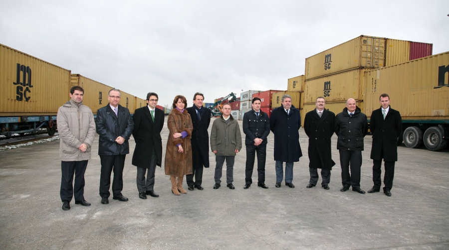 Tercat abre una puerta a la competitividad de Navarra a trav&eacute;s del Puerto de Barcelona