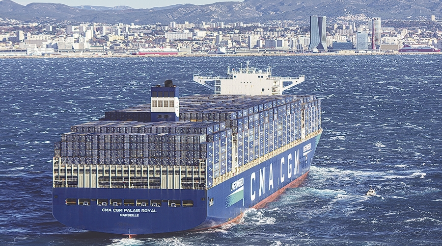 La división marítima del Grupo transportó un total de 24,2 millones de TEUs.