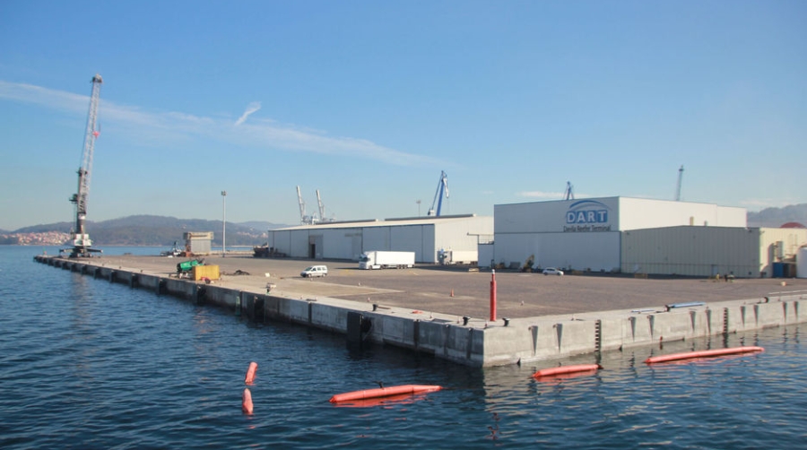 El Puerto de Mar&iacute;n ampl&iacute;a el muelle donde se ubica la terminal de fruta