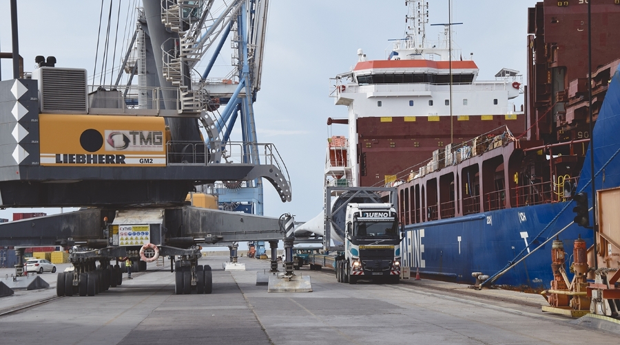 El Puerto de Castellón superó los 1,8 millones de toneladas el pasado mes de septiembre.