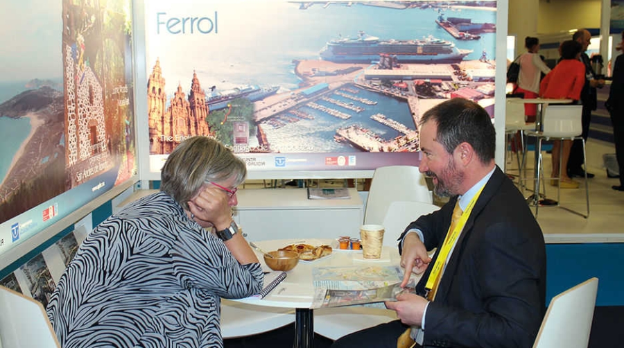 El puerto de Ferrol da a conocer en Seatrade Cruise Global los atractivos de su entorno