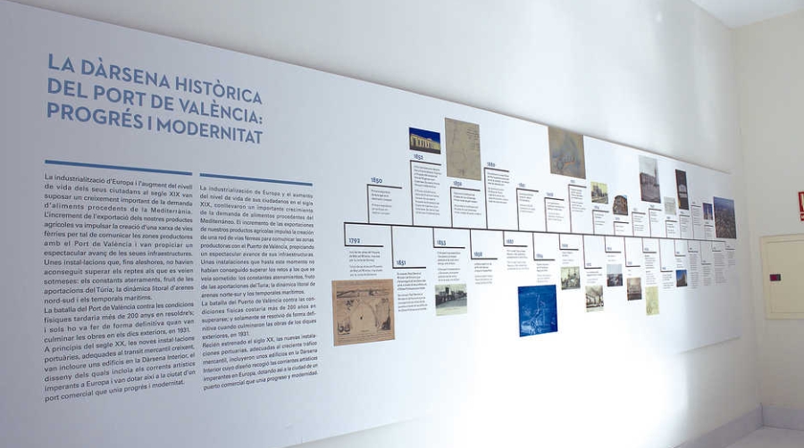 Uno de los paneles de la exposici&oacute;n.