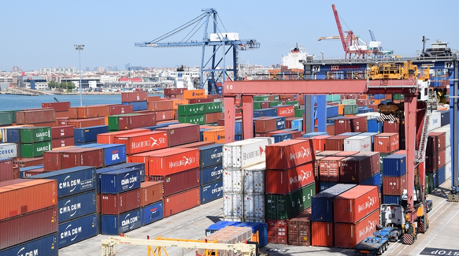 El descenso del tr&aacute;fico portuario en Valencia refleja la tendencia de la econom&iacute;a