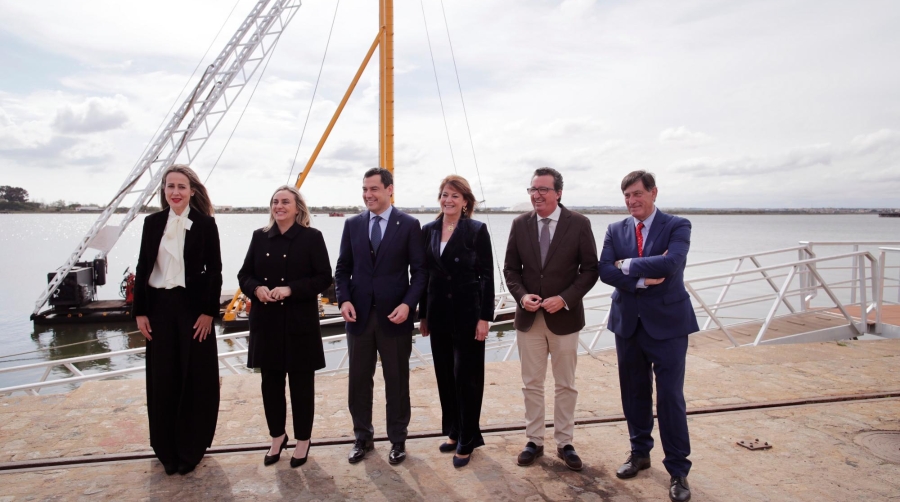 Arrancan las obras de la Marina Deportiva del Odiel del Puerto de Huelva