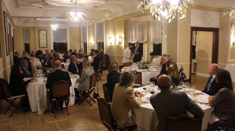 La Cena Ben&eacute;fica se ha consolidado entre las actividades anuales del Propeller Club del Pa&iacute;s Vasco.port of Bilbao. Foto J.P.