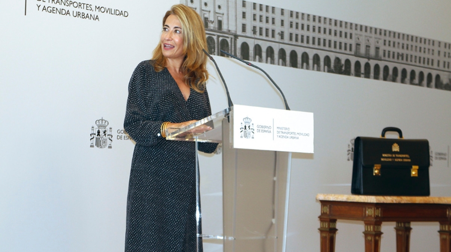 Raquel S&aacute;nchez calca a &Aacute;balos en su toma de posesi&oacute;n al dar toda la prioridad a Vivienda