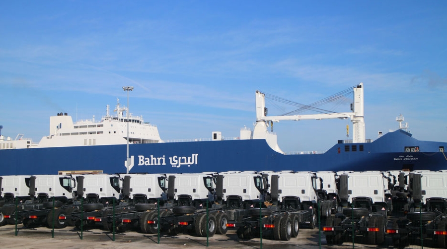 La saud&iacute; Bahri inaugura una l&iacute;nea regular que conecta el Puerto de Bilbao con Oriente Medio