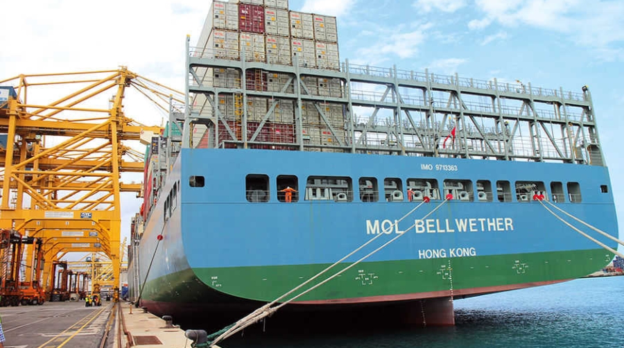 MOL incorpora su cuarto megabuque en el servicio EUM de la Grand Alliance