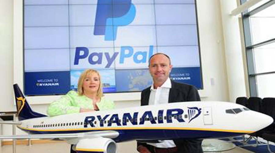 Los clientes de Ryanair podr&aacute;n pagar a trav&eacute;s del sistema Paypal