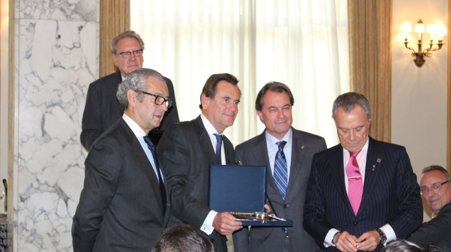 Sixte Cambra recibe la Llave de Barcelona por su labor en favor de la internacionalizaci&oacute;n de la ciudad