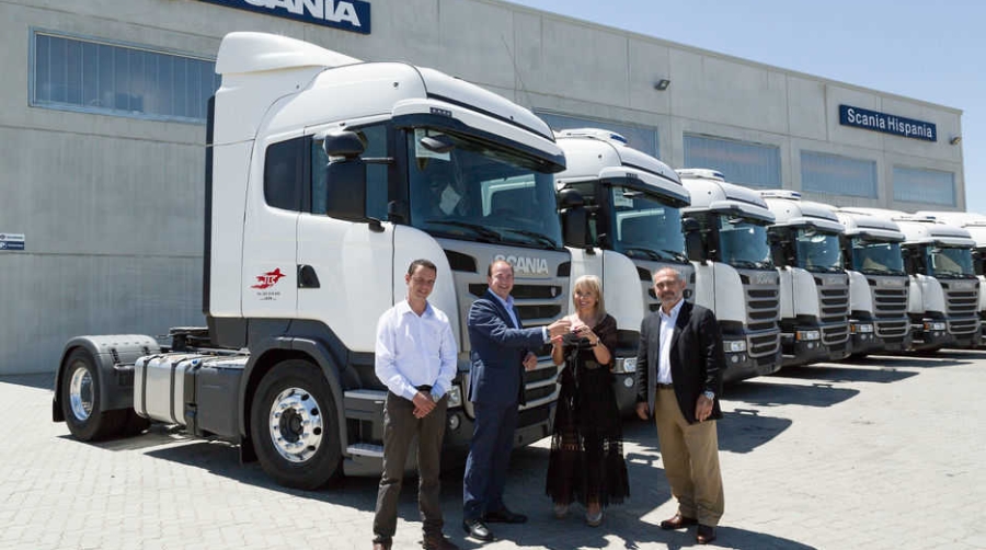 Transleyca incorpora diez tractoras R 450 de Scania&nbsp;