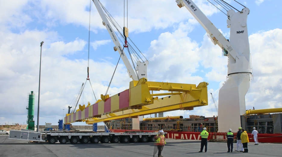 Paceco completa en Bilbao el embarque de un proyecto destinado a un puerto rumano