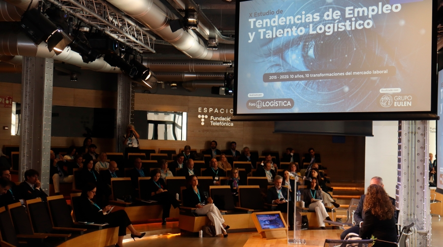 Presentación del estudio Tendencias de Empleo y Talento Logístico. Foto M.J.