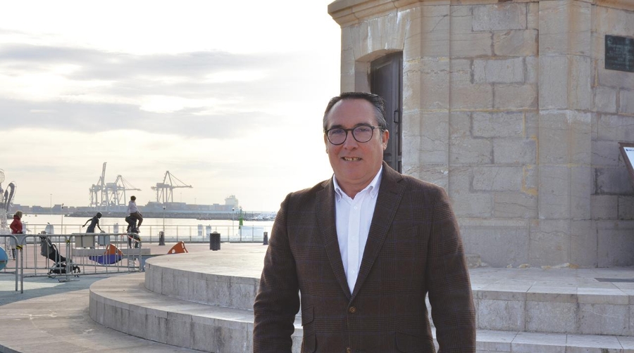 Rubén Ibáñez, presidente de la Autoridad Portuaria de Castellón. Foto R. T.