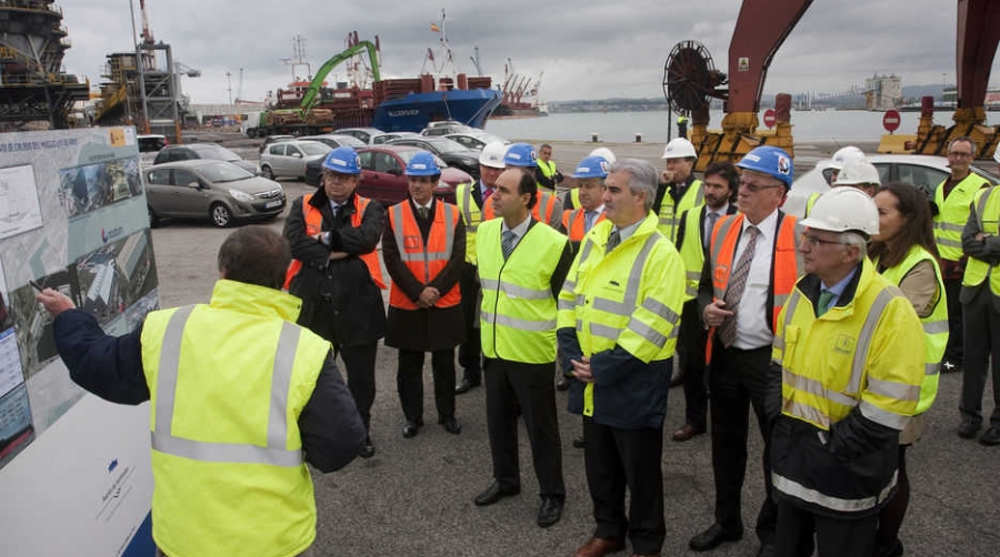 Arrancan las obras de aumento de calado del muelle Raos 1 del Puerto de Santander
