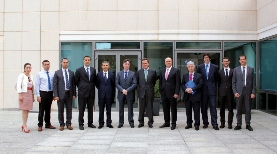 Una delegaci&oacute;n del puerto turco de Gemlik Bursa visita el Puerto de Barcelona