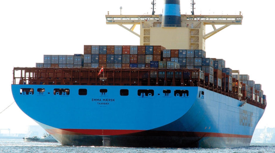 El &quot;Emma Maersk&quot; har&aacute; escala en M&aacute;laga en su retorno a la actividad