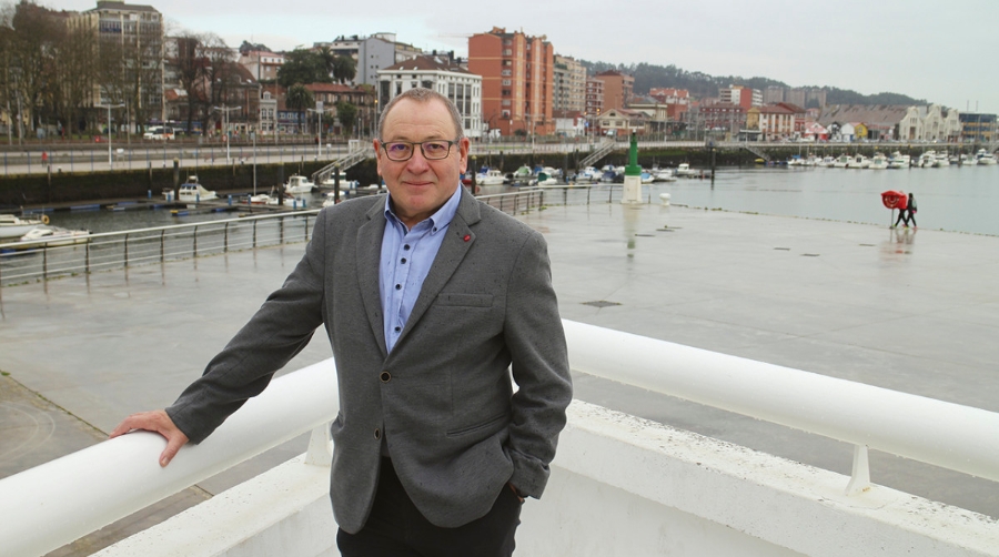 Santiago Rodr&iacute;guez Vega, presidente de la Autoridad Portuaria de Avil&eacute;s. Foto Jaime Pinedo.