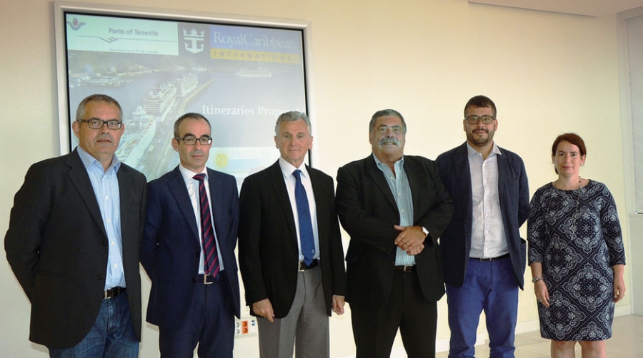 Los puertos de Tenerife y M&aacute;laga exploran l&iacute;neas de colaboraci&oacute;n en tr&aacute;fico de cruceros
